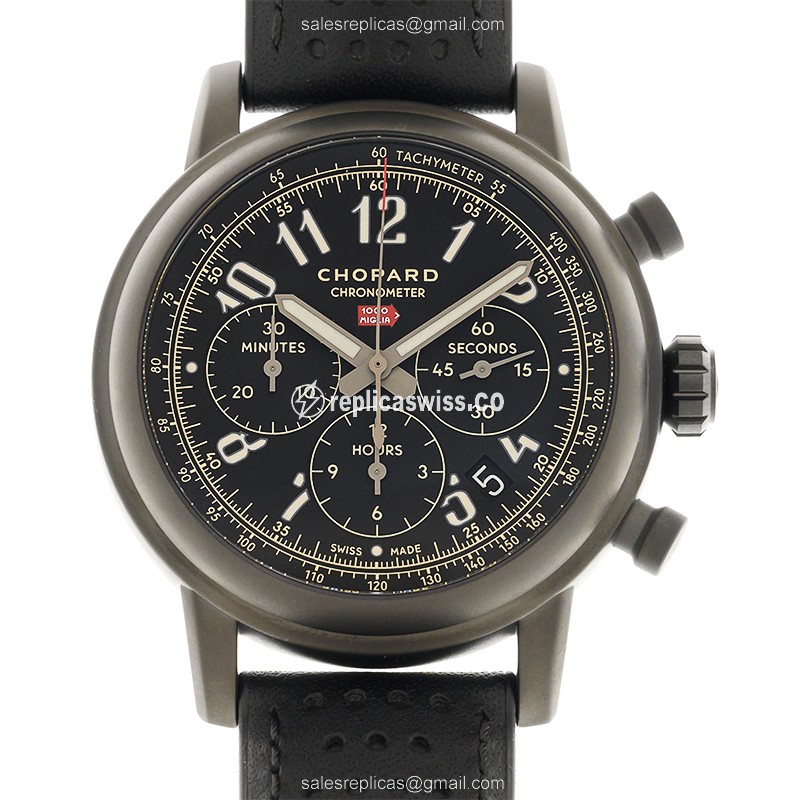Chopard Mille Miglia GT XL - Automatic - Steel Case - Gray Dial - Grey Cowhide - Buckle Clasp - Luxury Replica MILLE MIGLIA GT XL Watch
